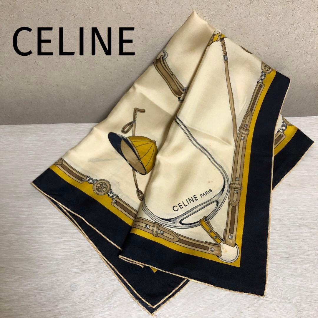 セリーヌ スカーフ CELINE ヴィンテージ スカーフ - メルカリ