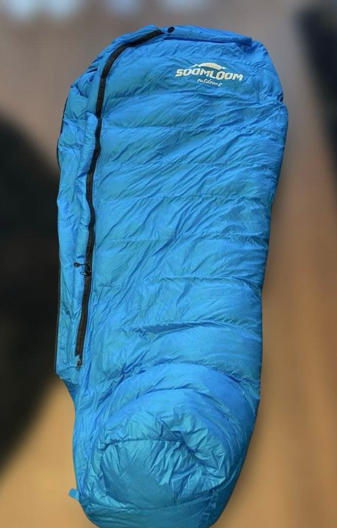 Soomloom 寝袋 マミー型 シュラフ ダウンシュラフ800グラム①