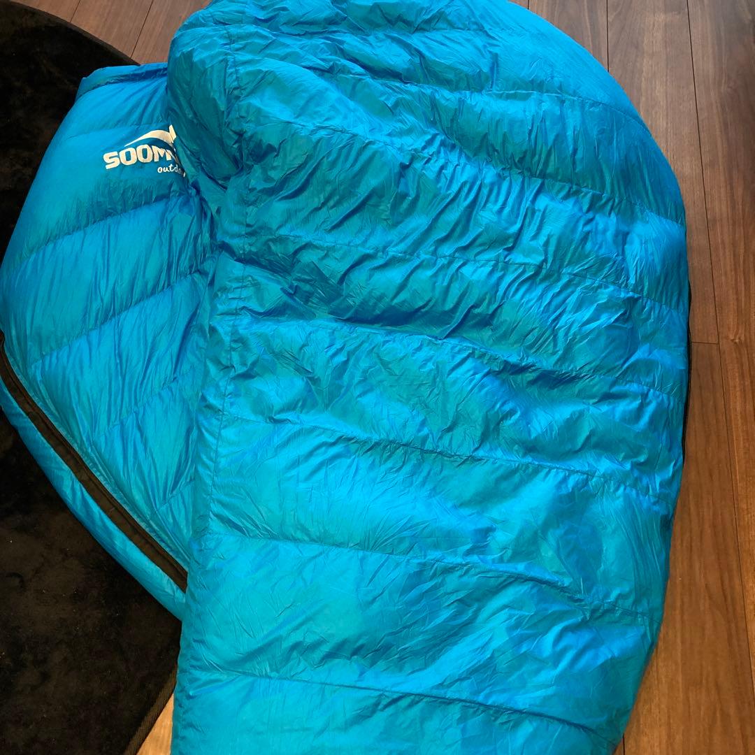Soomloom 寝袋 マミー型 シュラフ ダウンシュラフ800グラム①