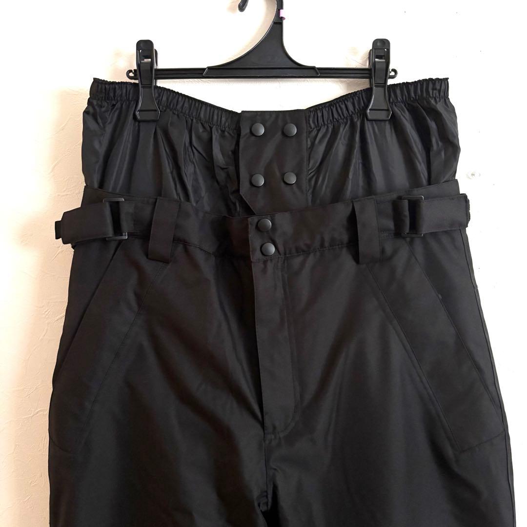 【美品】 VAXPOT スノボ ウェア 上下 XL 黒 × グレー ボーダー