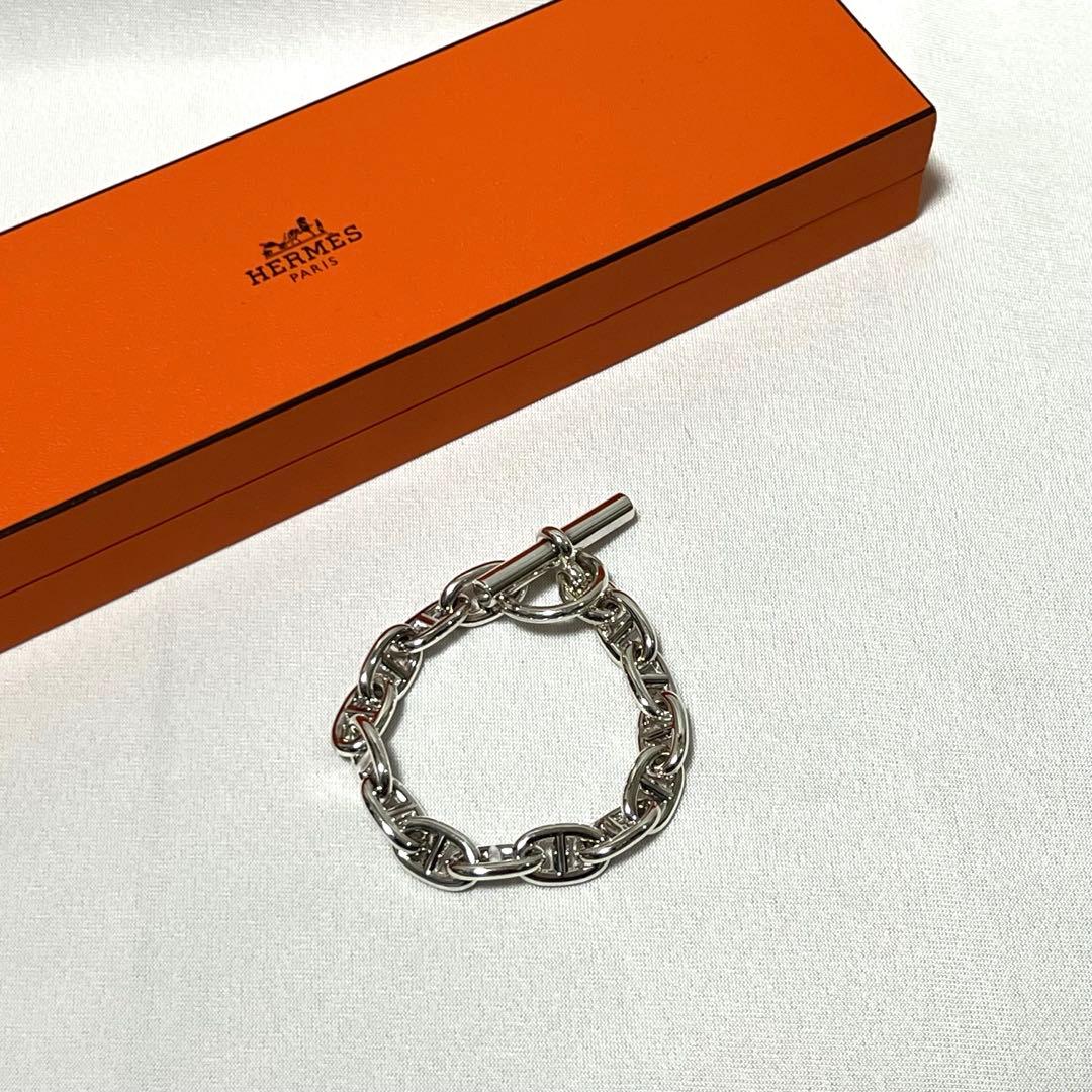 HERMES エルメス　シェーヌダンクルMM 14コマ　Ag925 シルバー