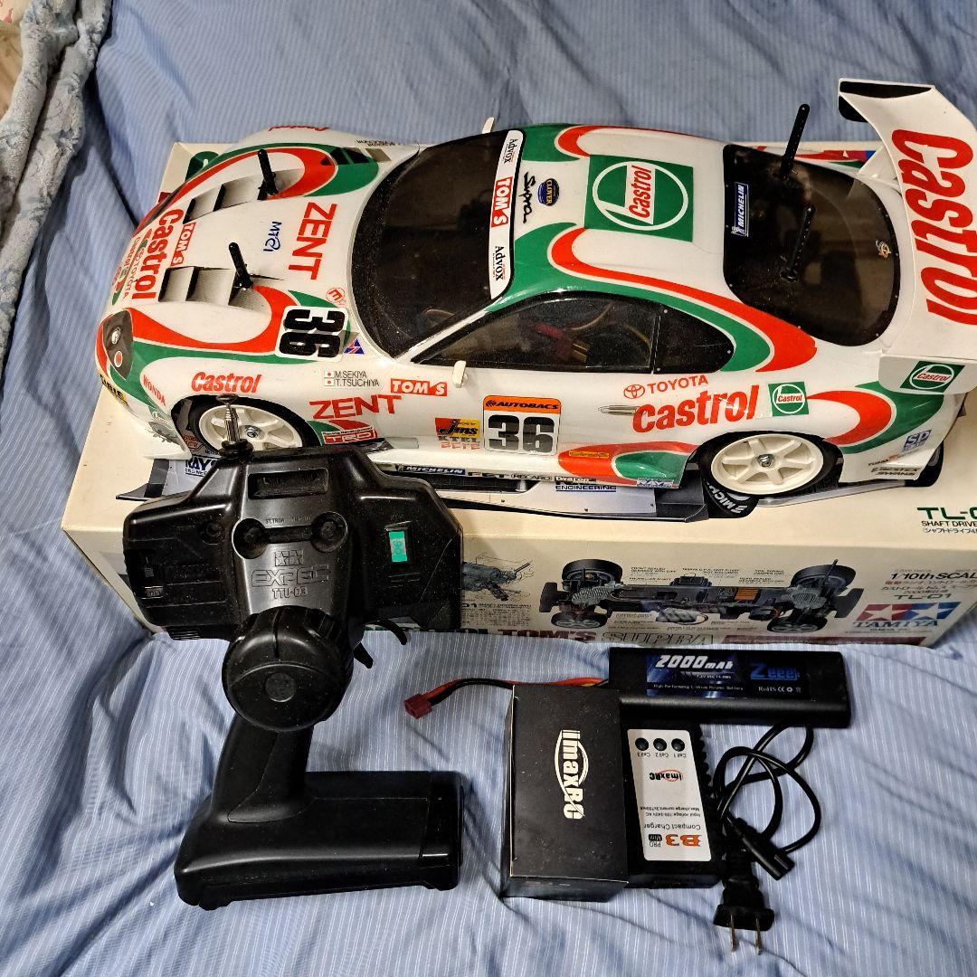 タミヤCASTROLTOM'S-SUPRA 2000 TOM -4WD1式セット