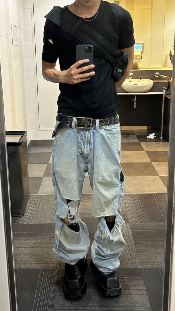 バッグ 00s PRADA waist bag