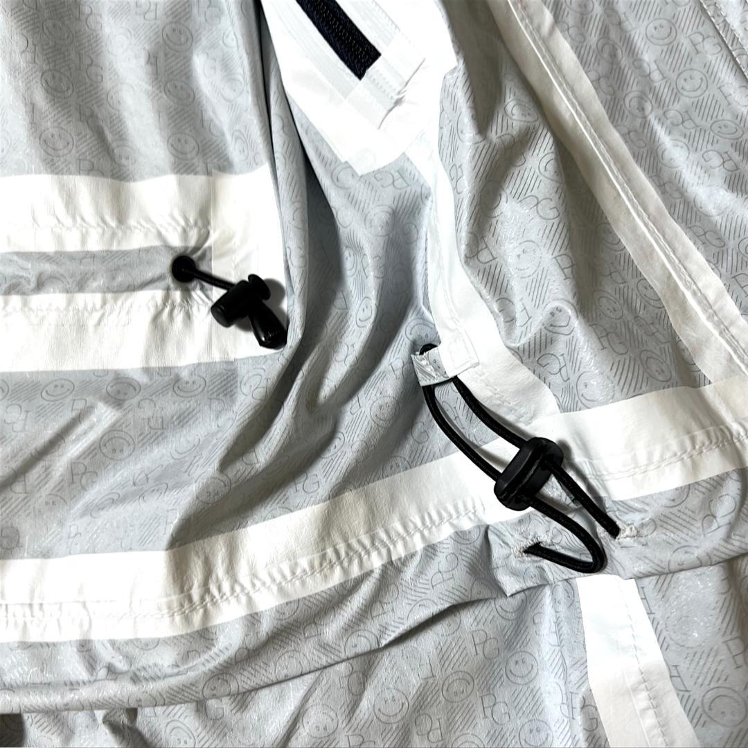 0 パーリーゲイツ AQUAX 防水透湿 レインジャケット ワンピース 黒系