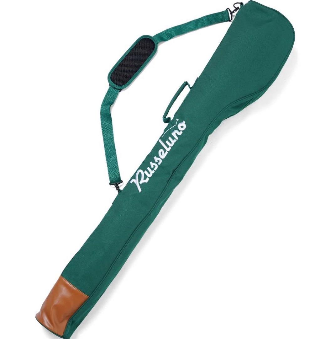 定価19,800円 ラッセルノ Russeluno GOLF クラブケース 緑