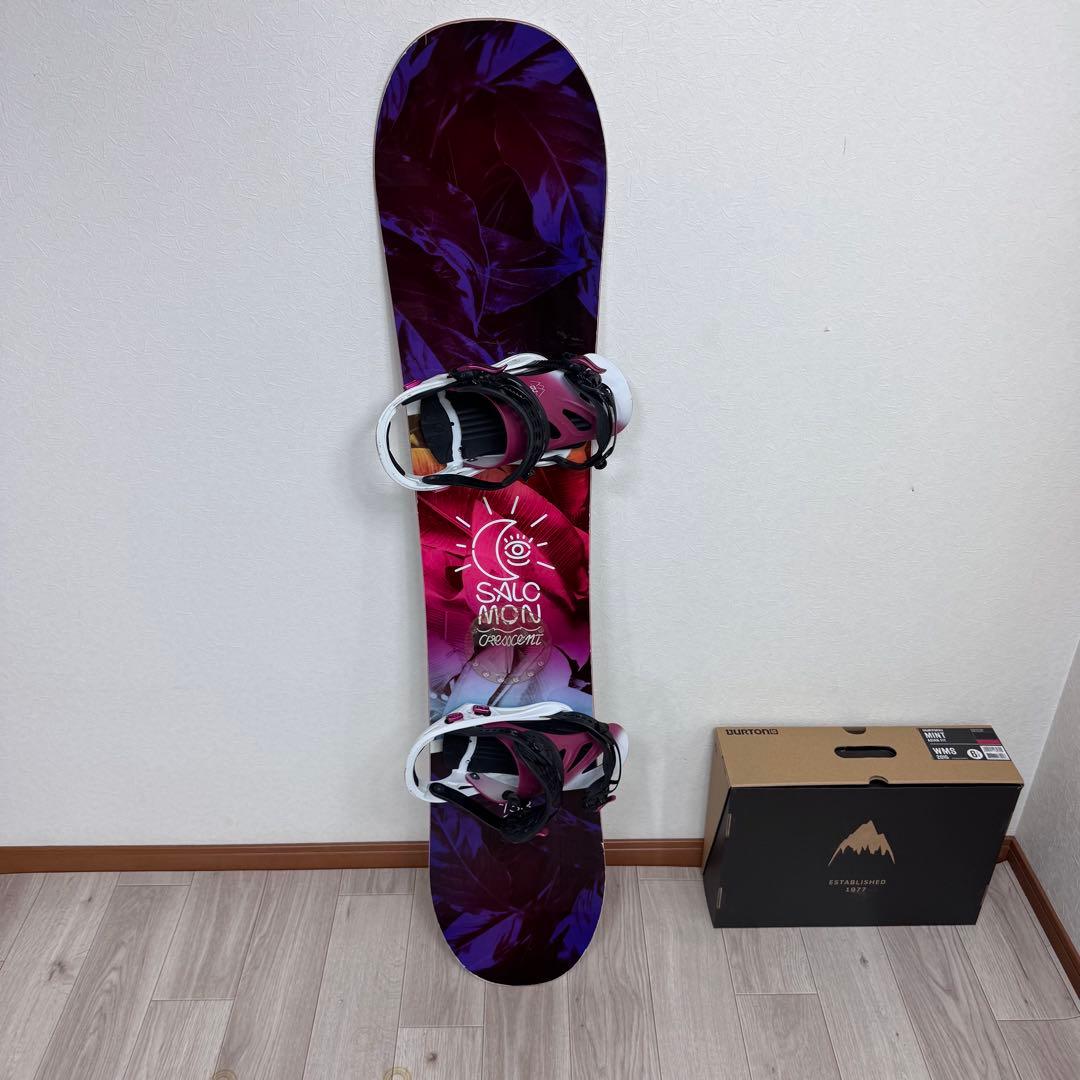 SALOMON スノーボードセット 138cm 23.5cm