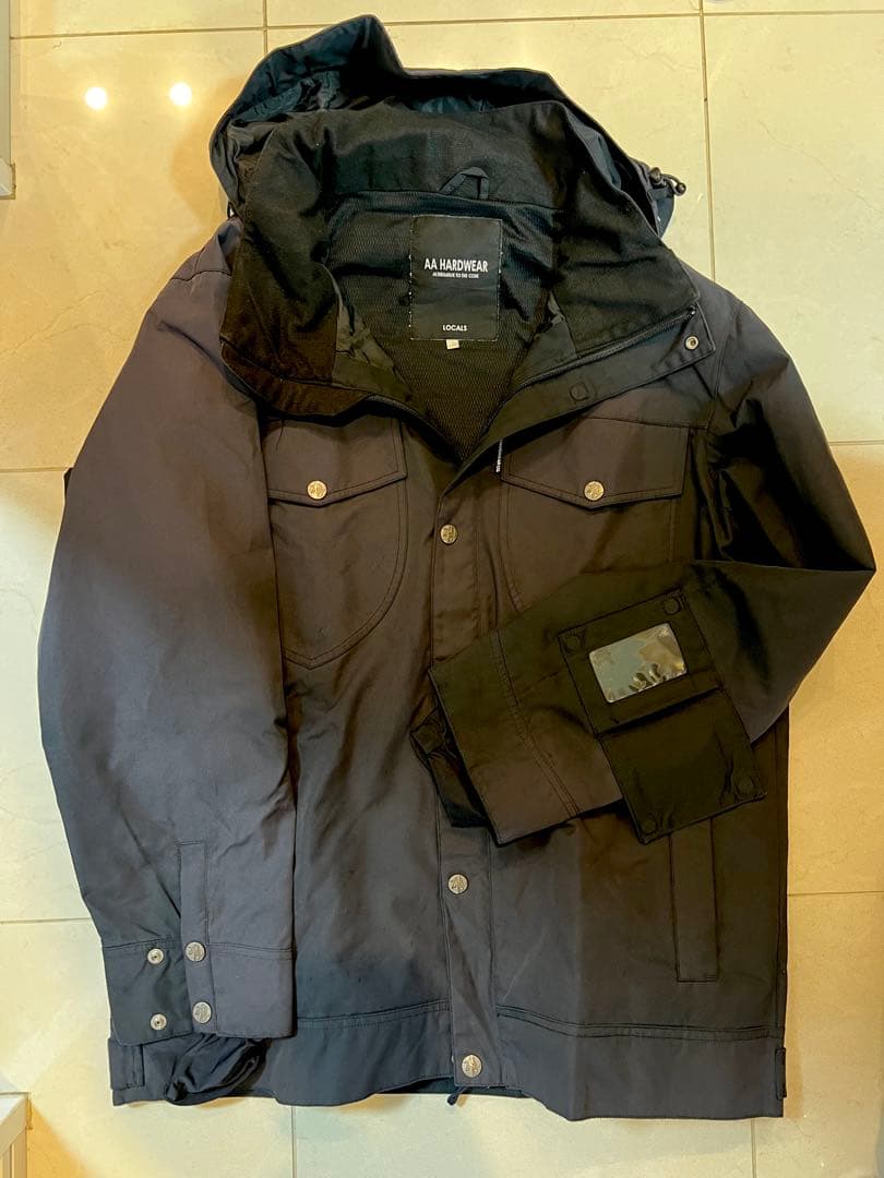 A.A. ダブルエー スノーボードウエア・パンツセット 黒