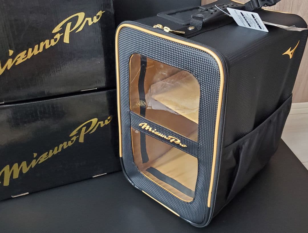 プロ使用モデル☆ミズノプロ希少品⚾スケルトングラブケース 20L