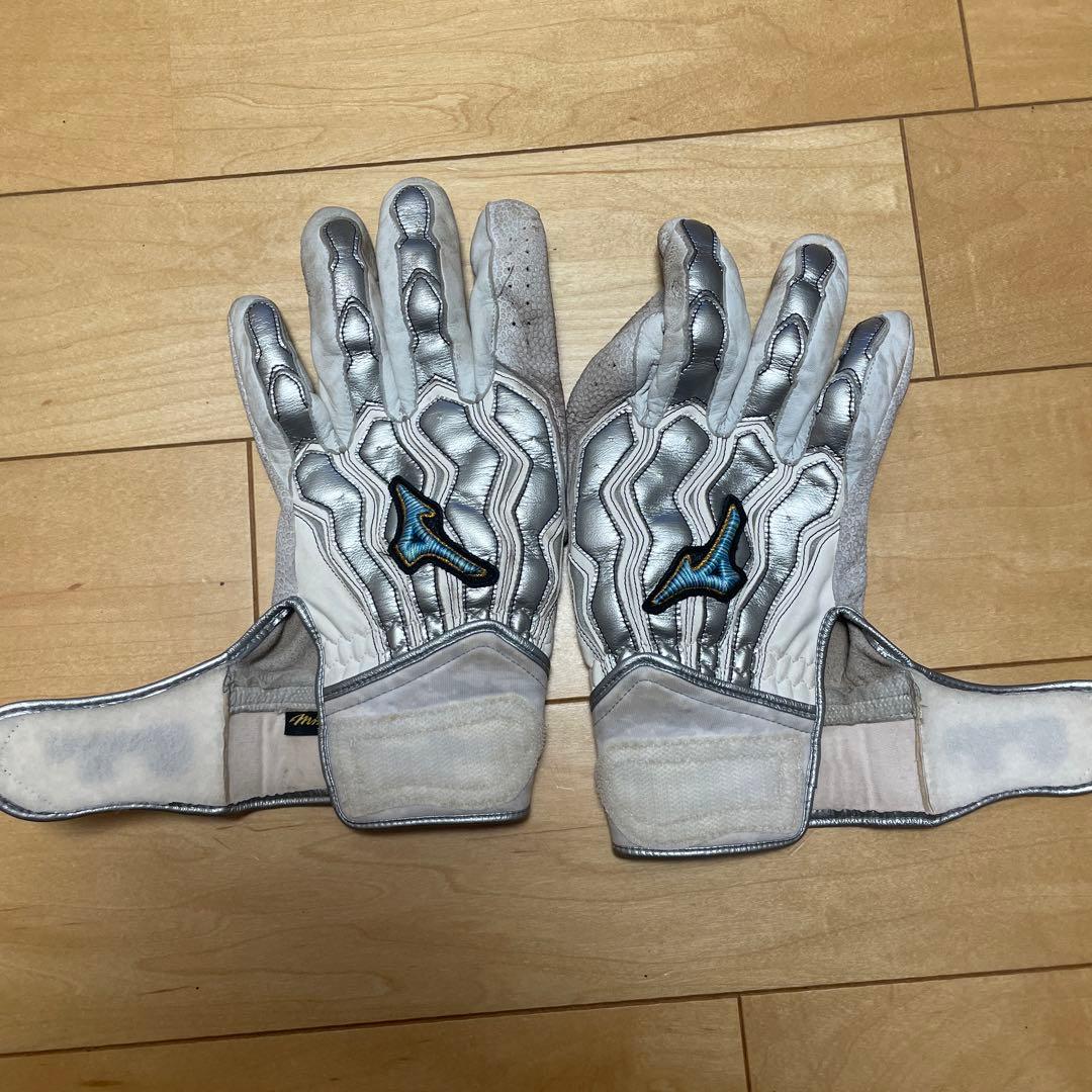 ミズノプロ　バッティンググローブ　プロ実使用