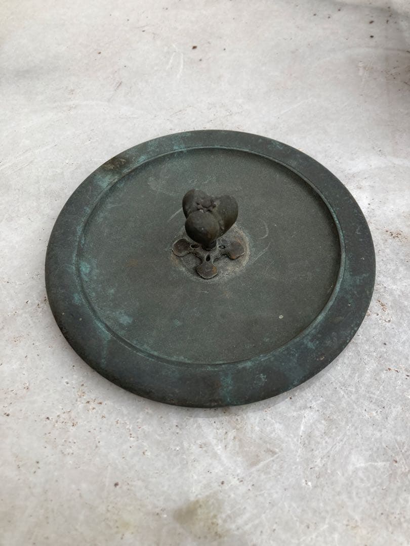 明治期龍文堂道安型鼠ネズミ模様た鉄瓶