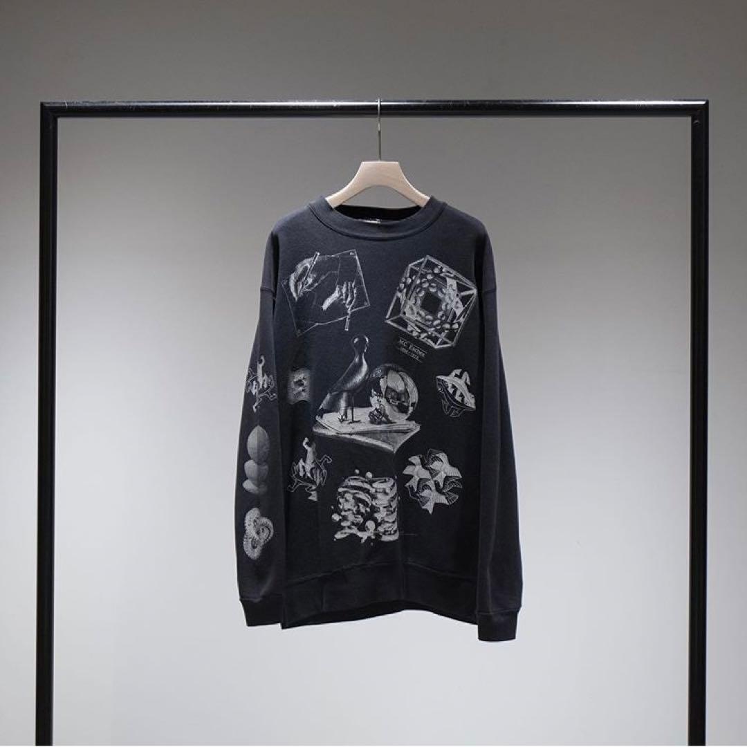 90s ビンテージ M.C ESCHER オリジナル エッシャー スウェット