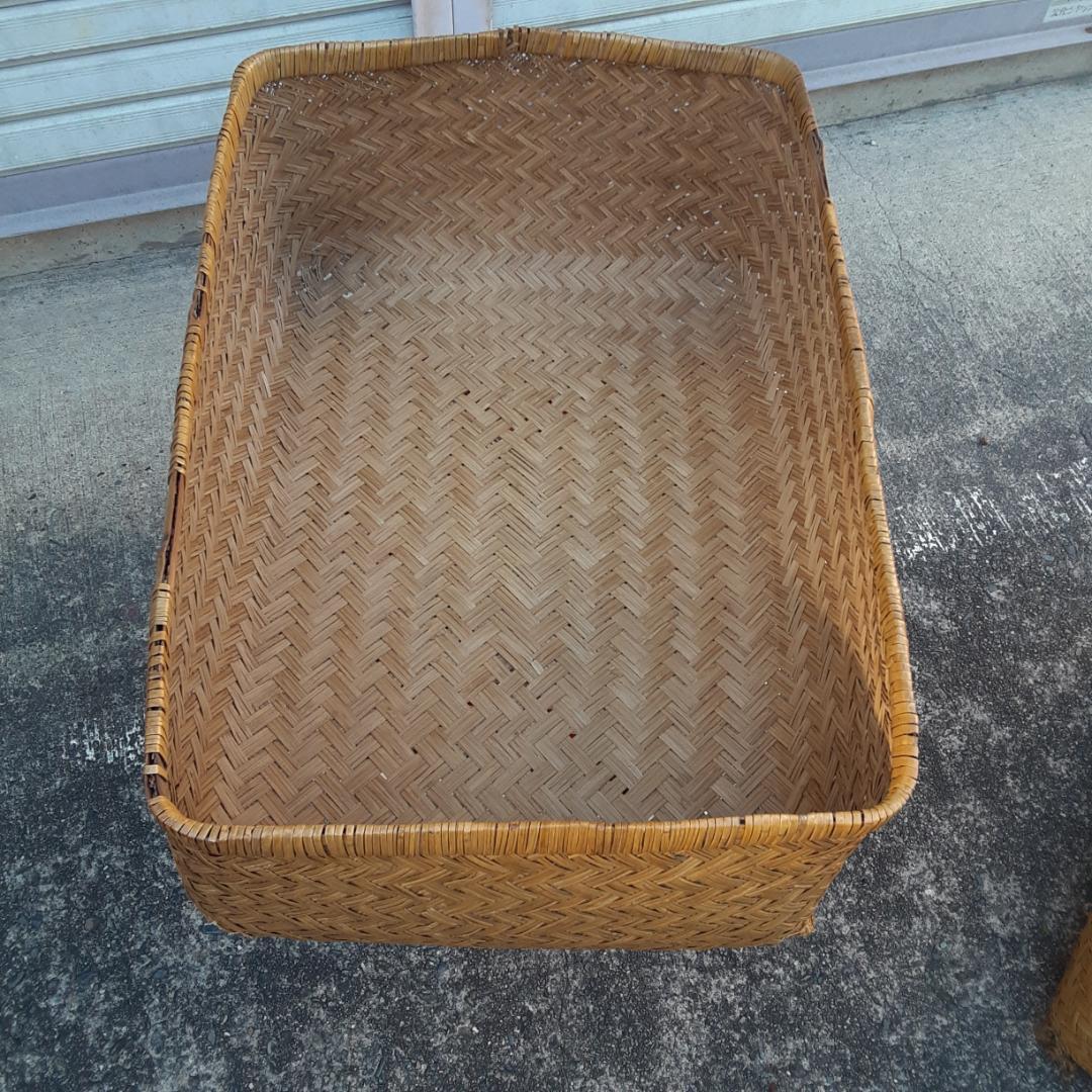 昭和レトロ柳行李 - メルカリ