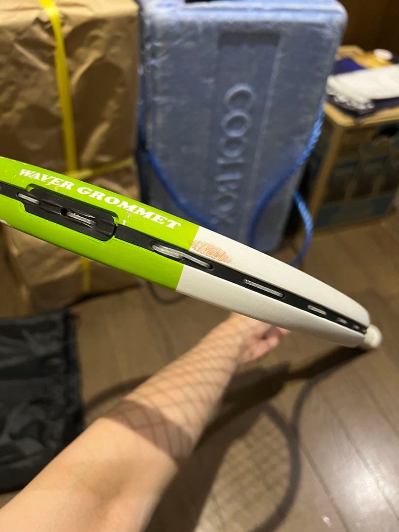 軟式テニス　ジュニア用と大人用