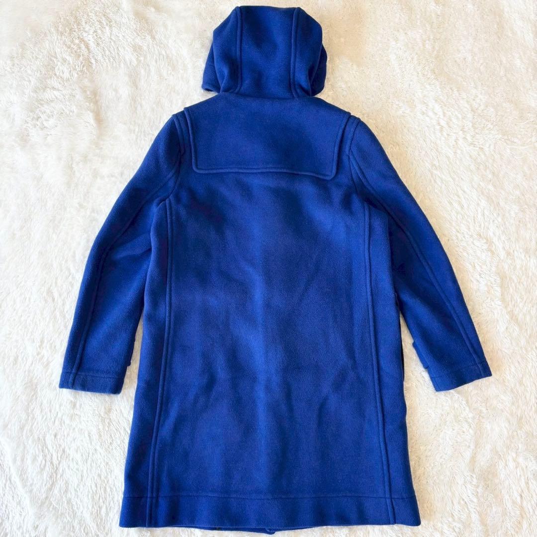 美品✨ロンドントラディション ロングダッフルコート ブルー チェック イギリス製