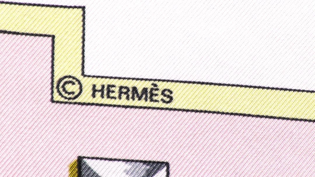 HERMES エルメス　大判スカーフ　カレ90　 D495