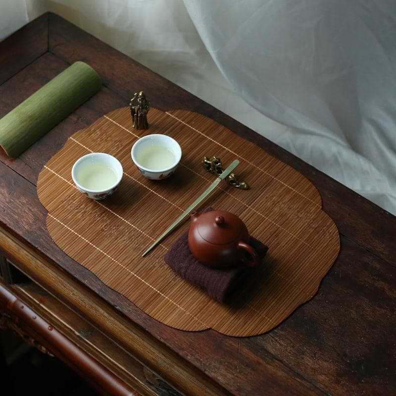 ⭐︎10枚おまとめ⭐︎竹のプレイスマット シノワズリ 折敷ランチョンマット　バンブー