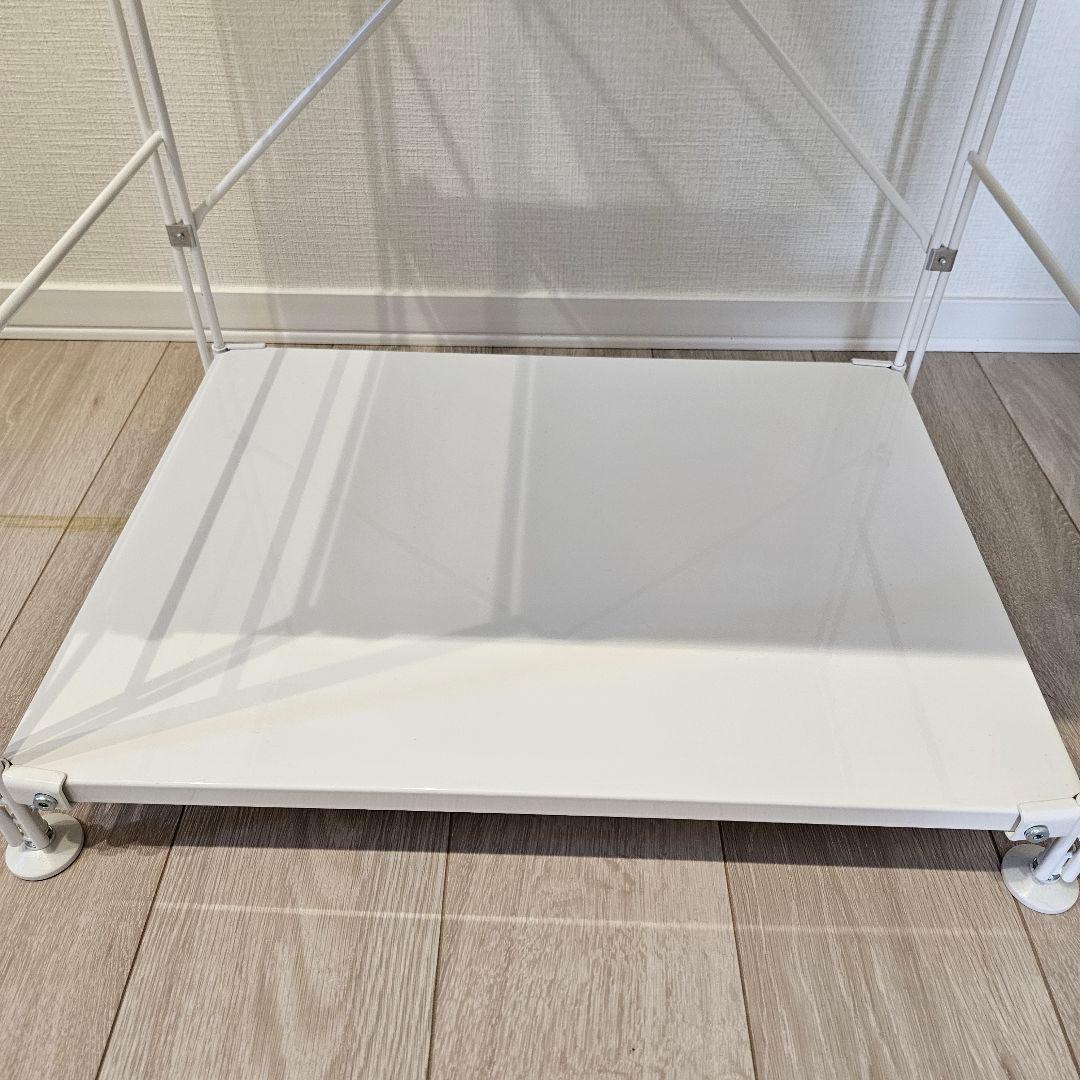 スチールユニットシェルフ　小　ホワイト