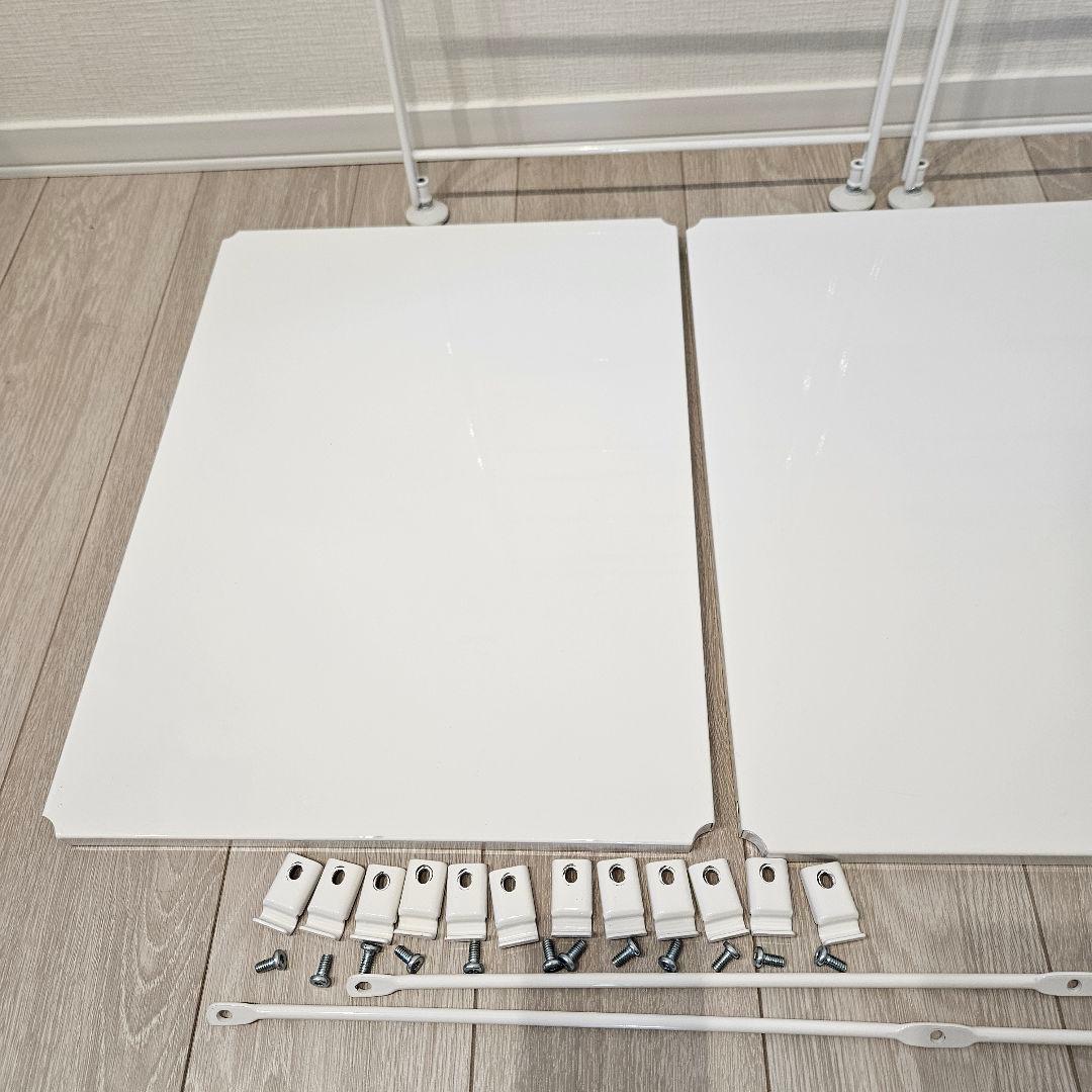 スチールユニットシェルフ　小　ホワイト