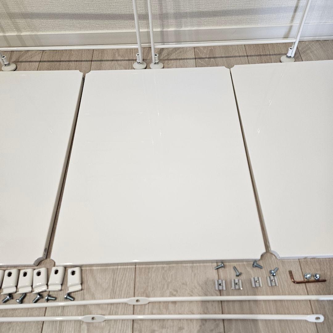 スチールユニットシェルフ　小　ホワイト