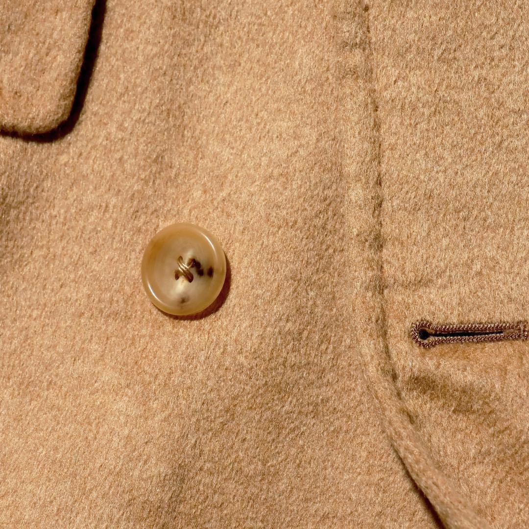 COLOMBO （エディフィス）チェスターコート カシミヤ混キャメル46 良品