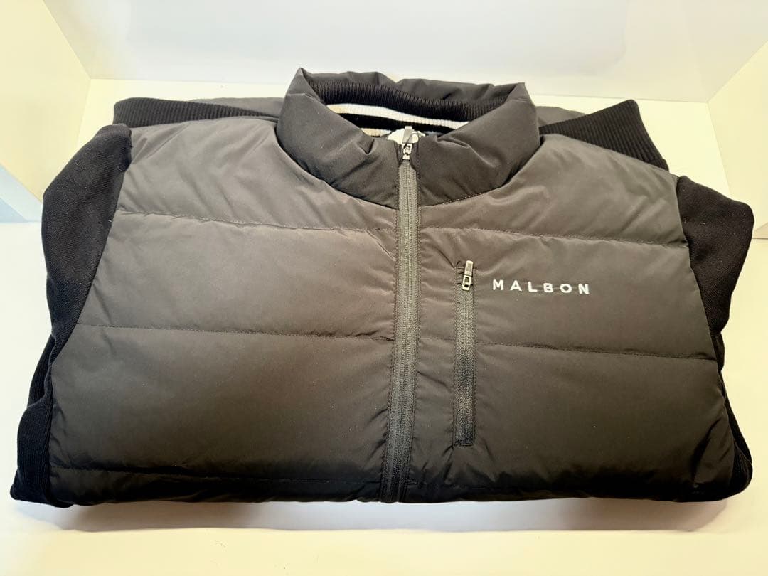 即日発送マルボンメンズ ゴルフウェアダウン アウタージャケットニット