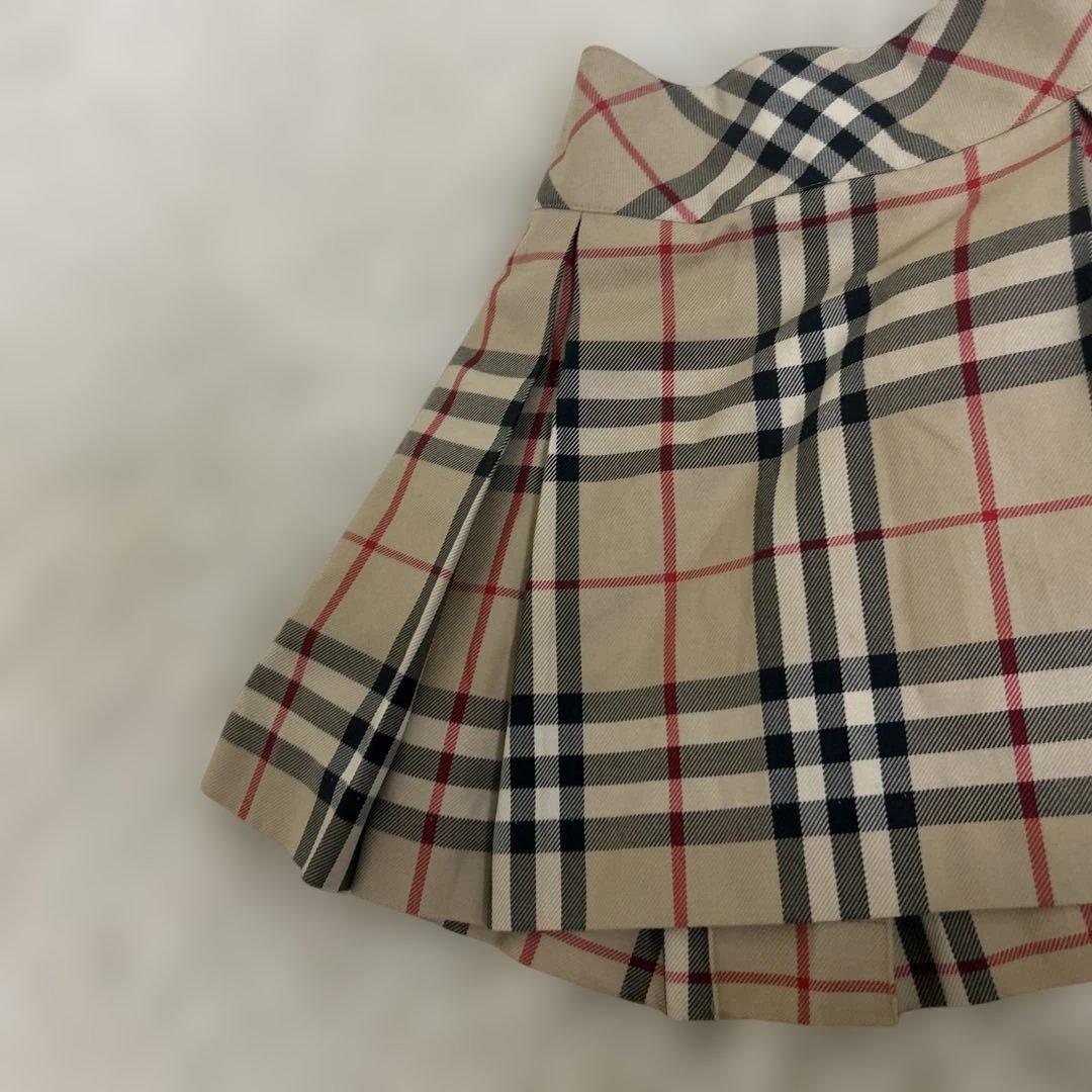 【新品未使用タグ付】バーバリー　スカート　120A ノバチェック