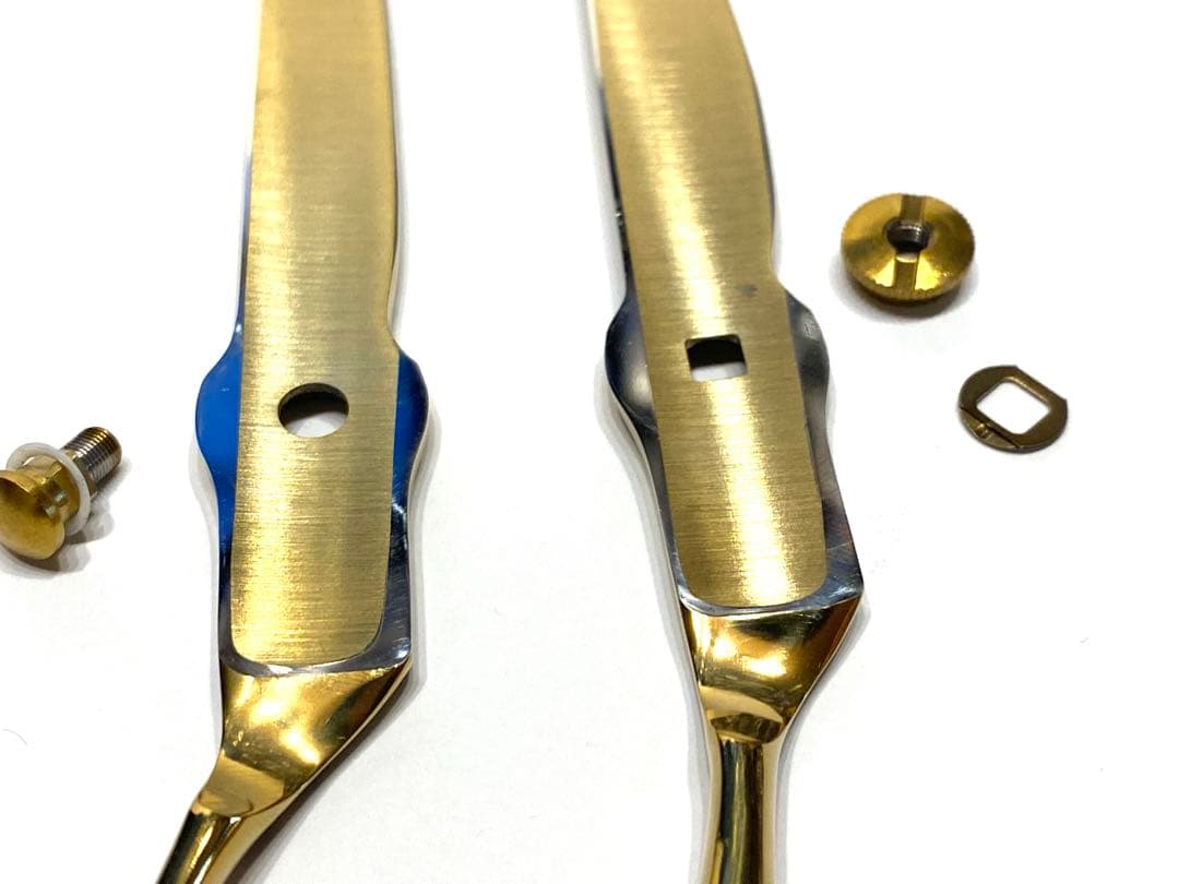 sssDゴールド 7インチ 刈込　剣刃 カットシザー 理容 美容 鋏 特殊合金鋼