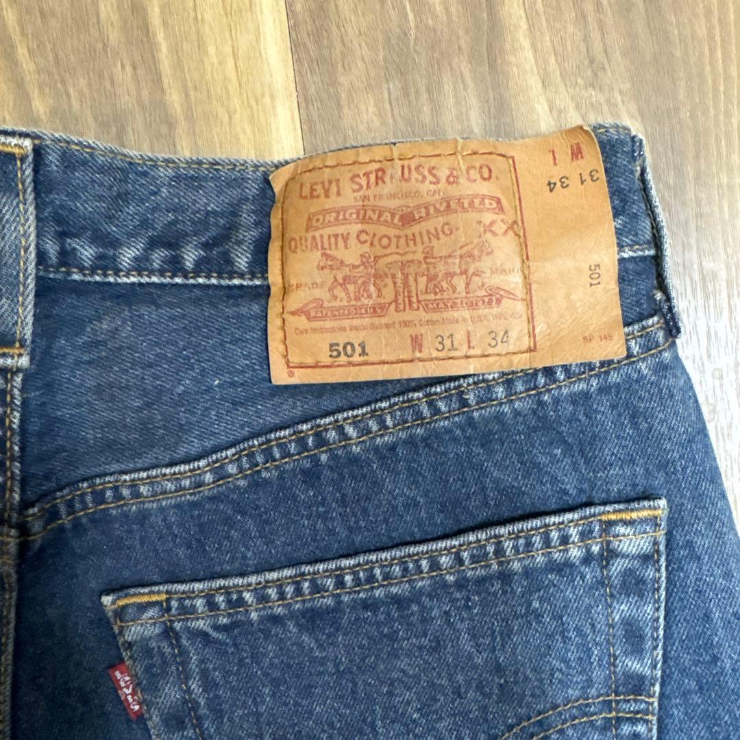 【未使用・USA製】Levi’s 501 W31 L34 ストレート デニム