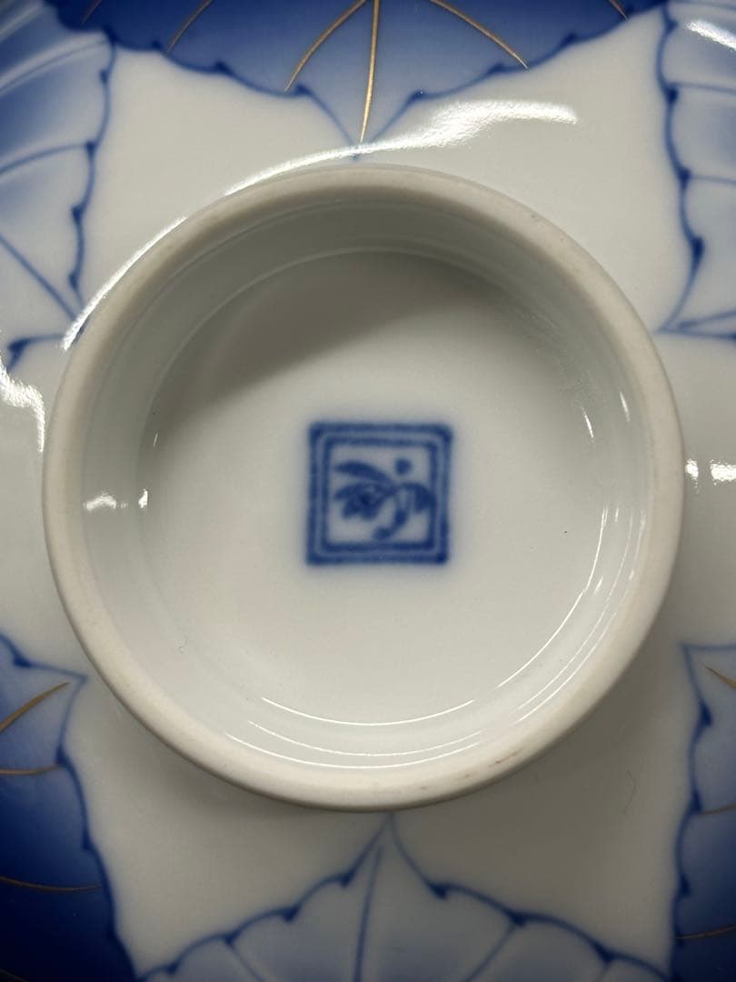 【美品】香蘭社　染錦模様　磁芸工房　睦揃　夫婦　茶碗　湯呑　飯碗