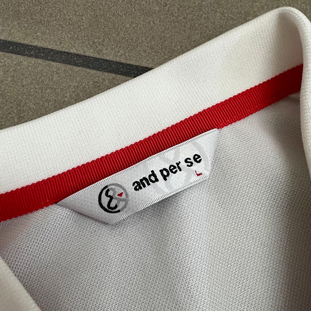 and per se アンパスィ　セットアップ　レディース　シャツ　スカート　L