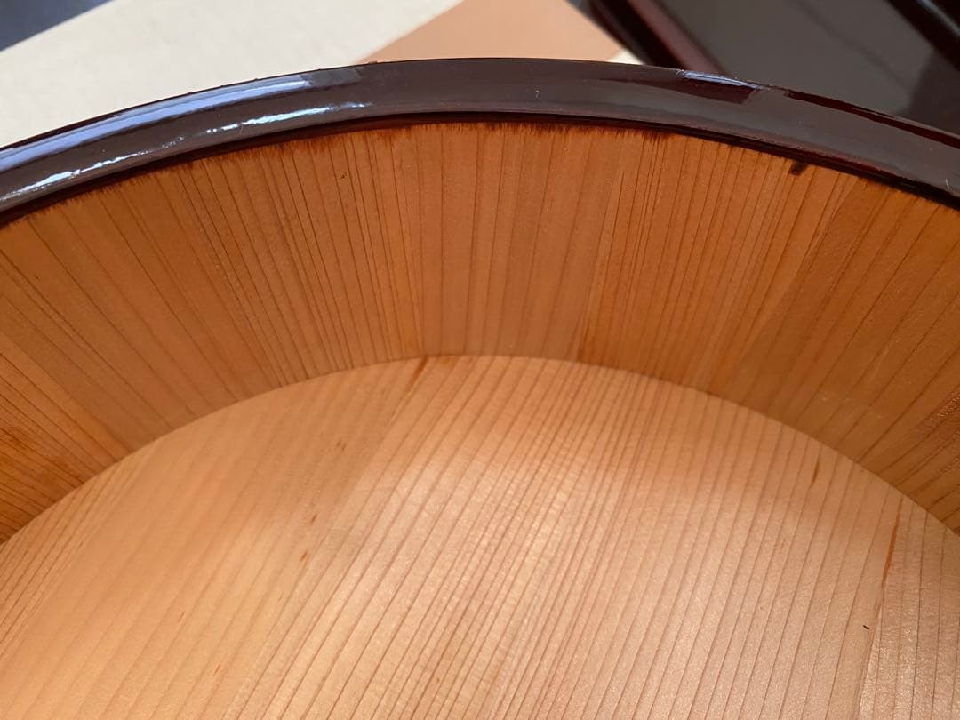 年末年始SALE！お正月やお盆やお祭りに大活躍　木曽サワラ飯切り蓋付き30cm