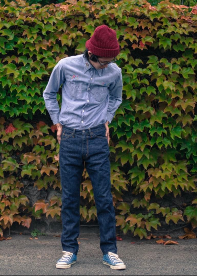 パンツ TCB jeans ORANGE SUPER SLIM 34