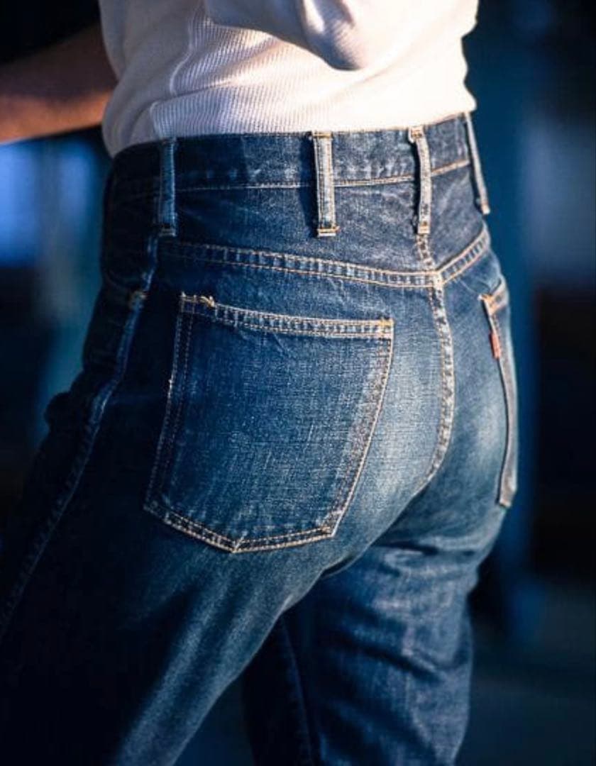 パンツ TCB jeans ORANGE SUPER SLIM 34