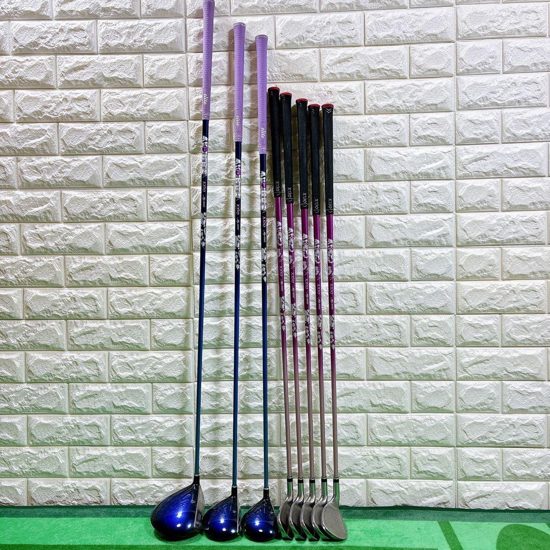 レディース ゴルフクラブ ゼクシオ 10代目 【バック、パター無し】