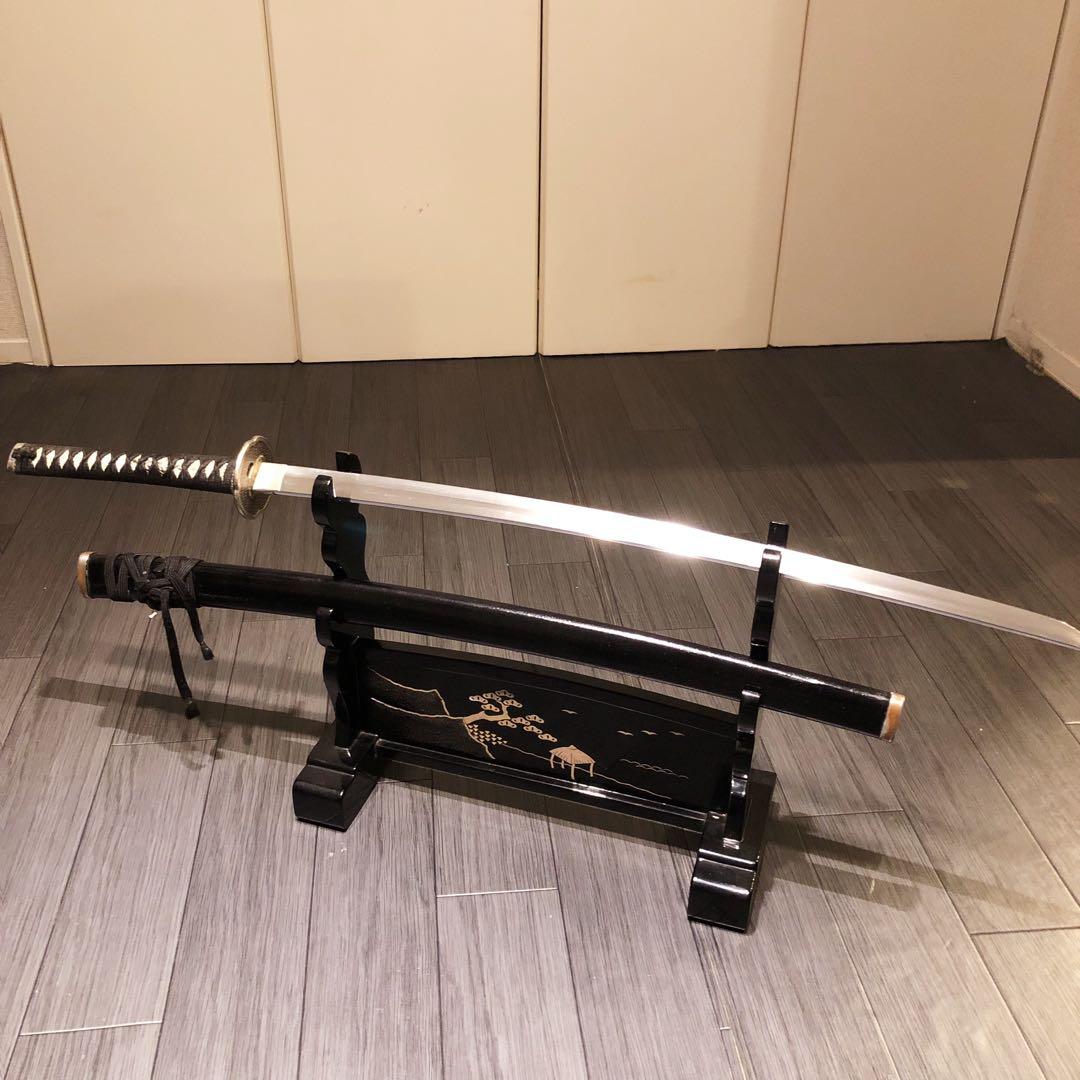 高級模造刀　高級居合刀　亜合金刀身　名刀　居合刀　銀鍔