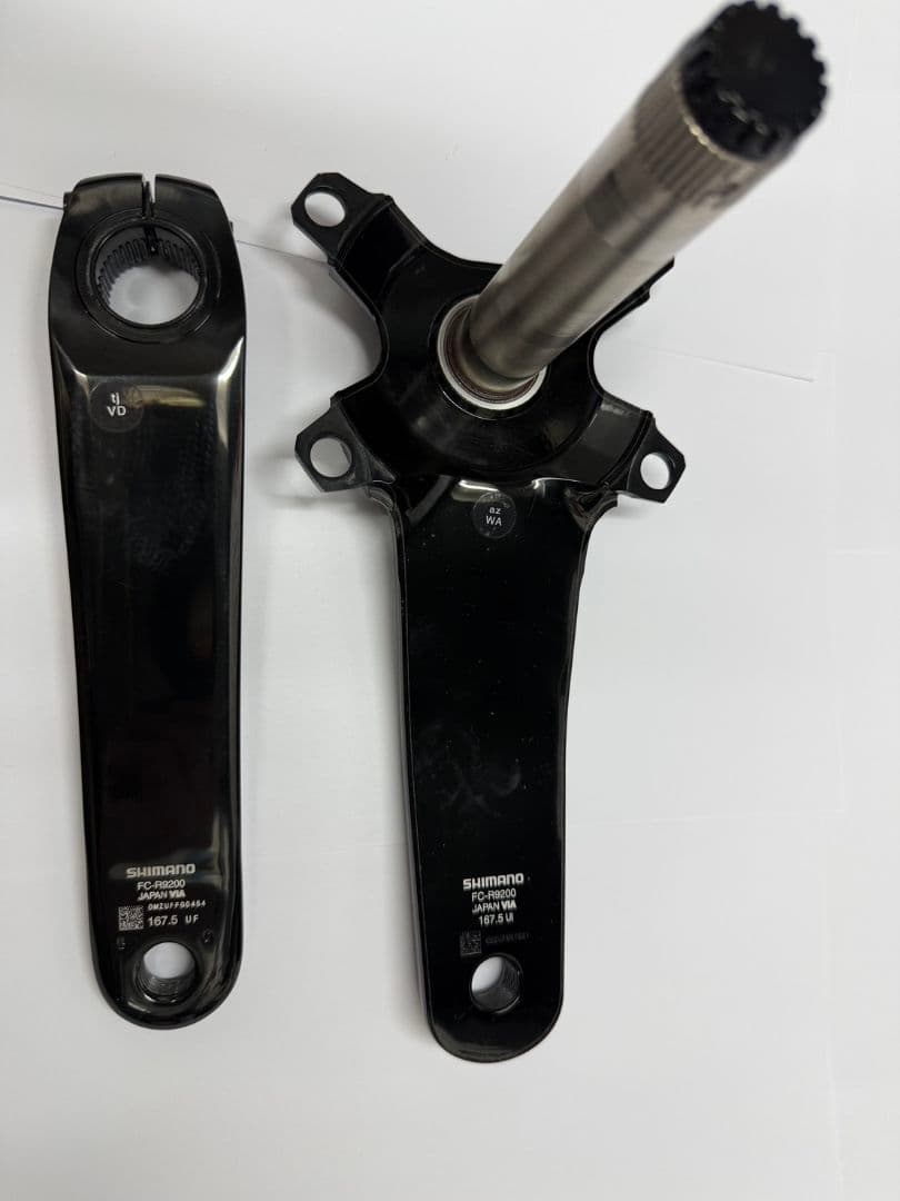 デュラエース クランクアーム 167.5 R9200 チタンキャップ付き