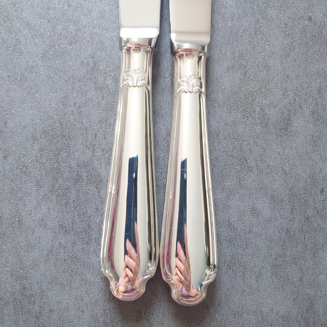 希少 美品 クリストフル ポンパドール テーブルナイフ 2点 - メルカリ