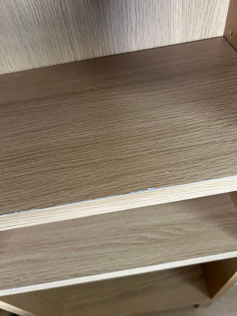 無印良品 オーク材薄型ラック 大 (送料込み)