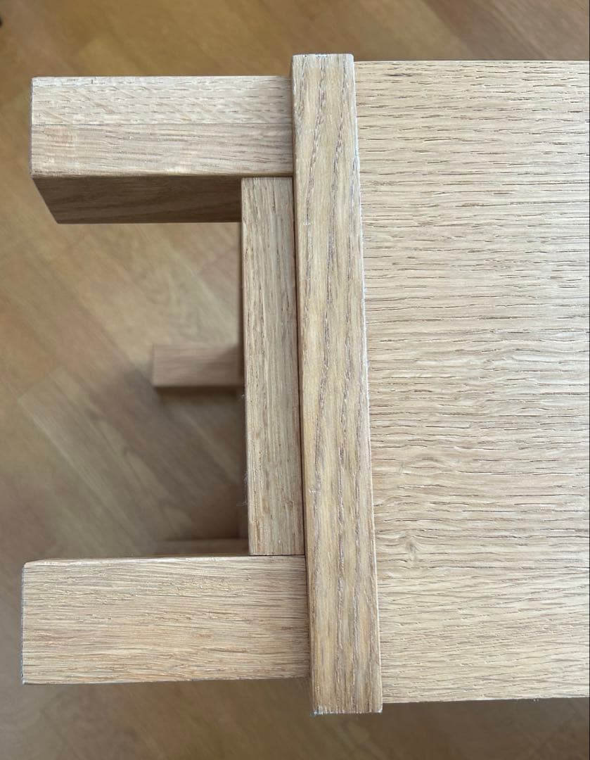 無印良品 オーク材薄型ラック 大 (送料込み)