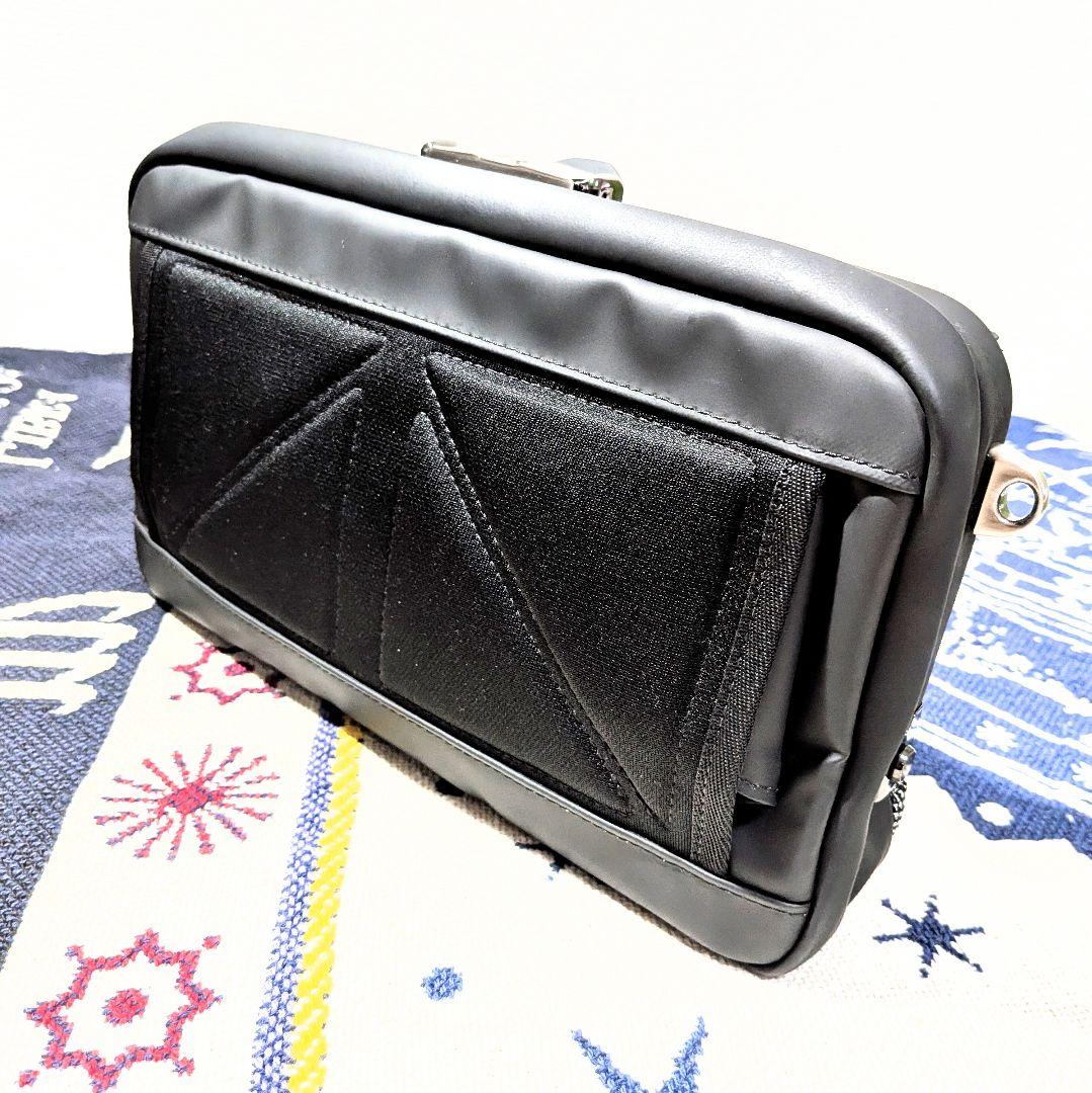 極美品　ARTPHERE アートフィアー　ダレス ショルダーバッグ ネイビー