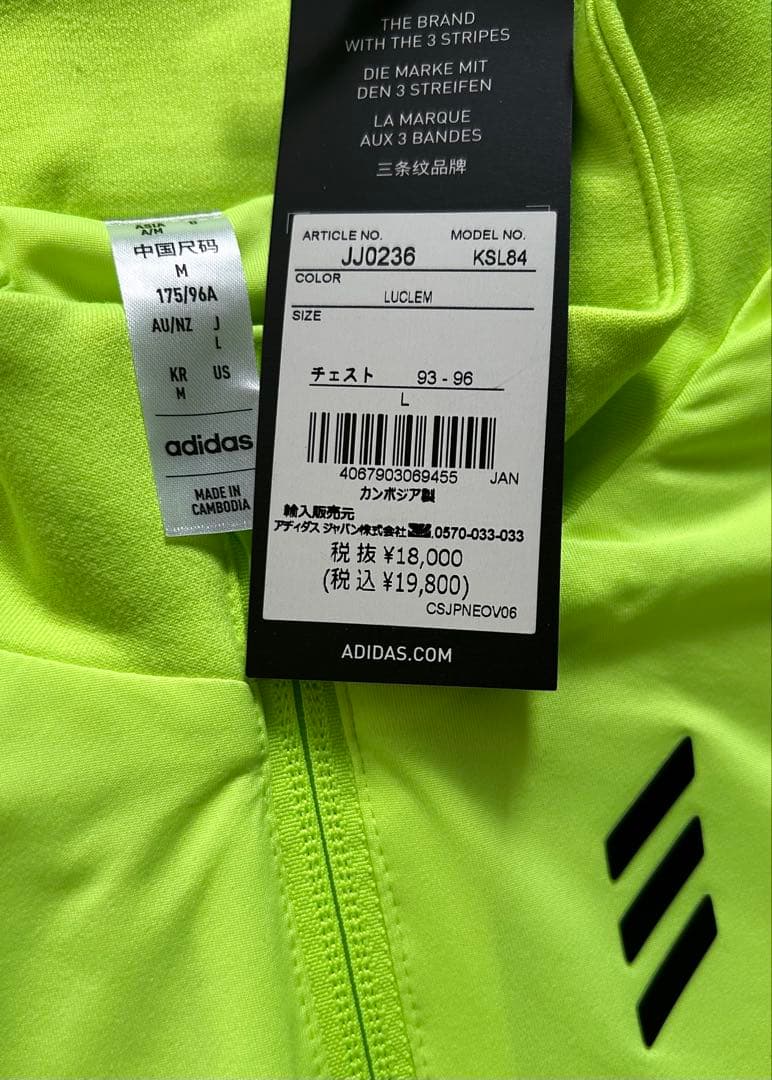 新品 アディダス adidas ゴルフジャケット 中綿保温 防風 L