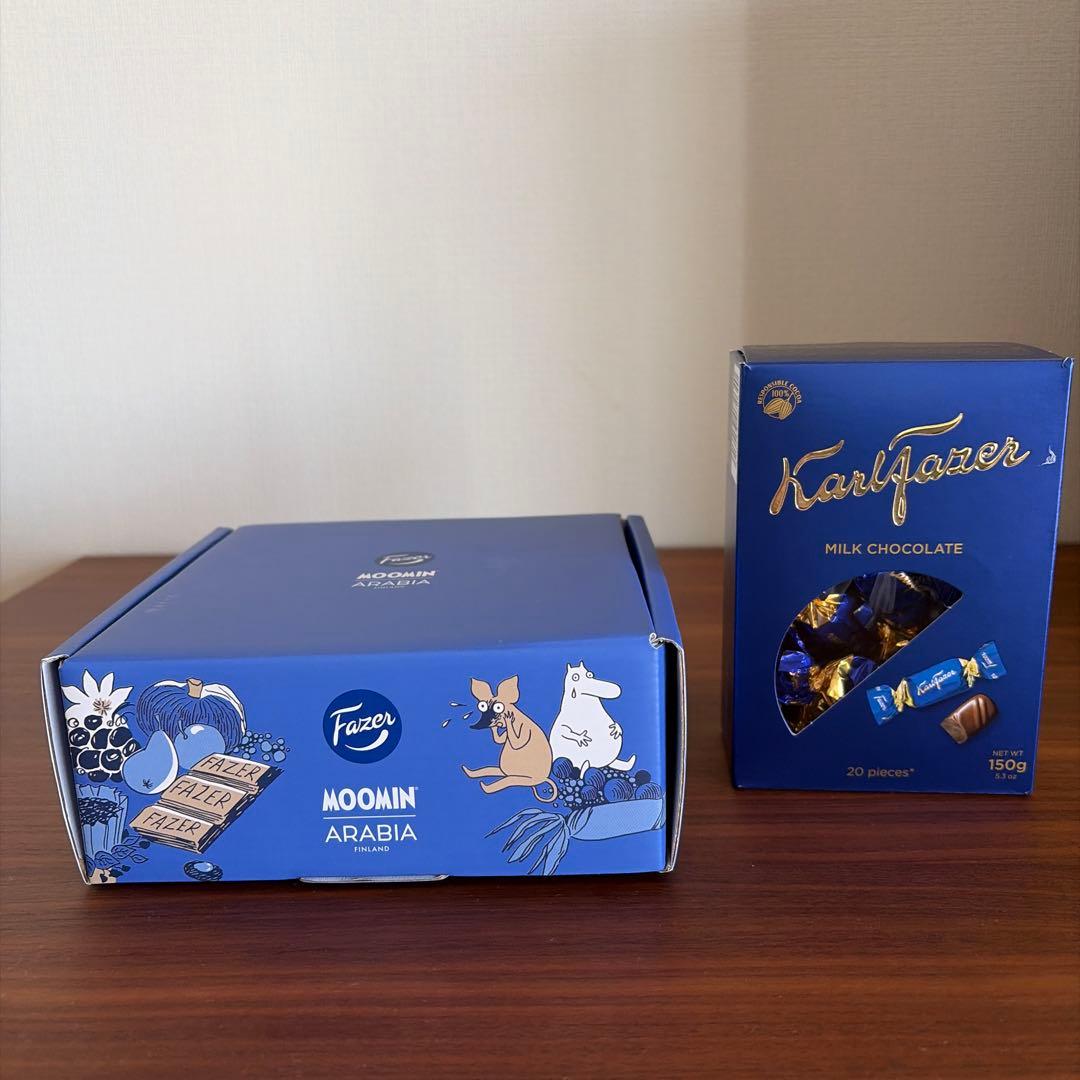 ムーミン x アラビア x ファッツェル コラボ ボウル 15cm チョコレート