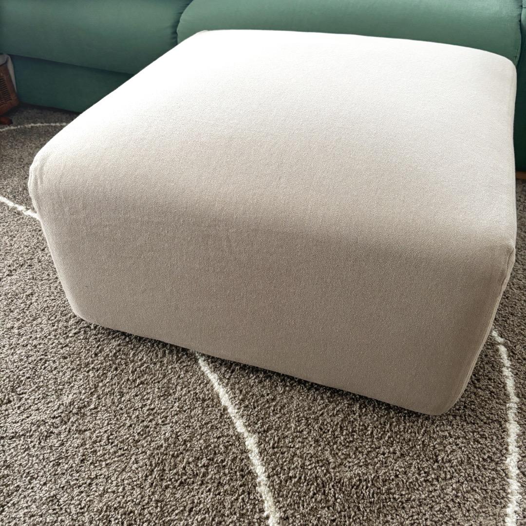 無印良品ユニットソファ本体オットマン＋帆布ユニットソファオットマン