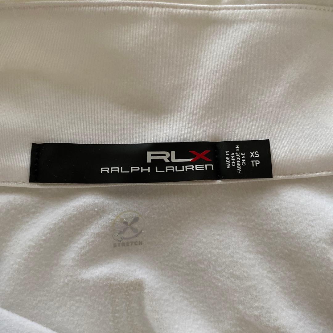 RLX アールエルエックス　 裏起毛　 ハーフジップ スウェット　白