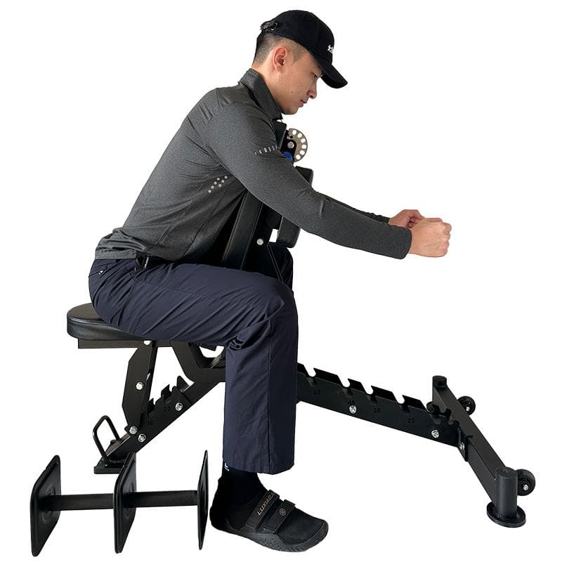 ★全国送料無料★インクラインベンチ ベンチプレス ロウイング