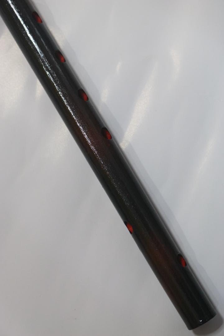 琉球横笛　竹製（A♯調）基本の音の高さになります。手工品　新品未使用