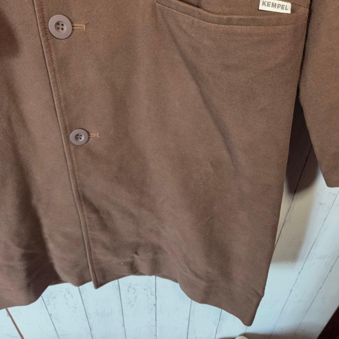 ドイツ製 KEMPEL 神戸乱痴気別注品 モールスキン ステンカラーコート