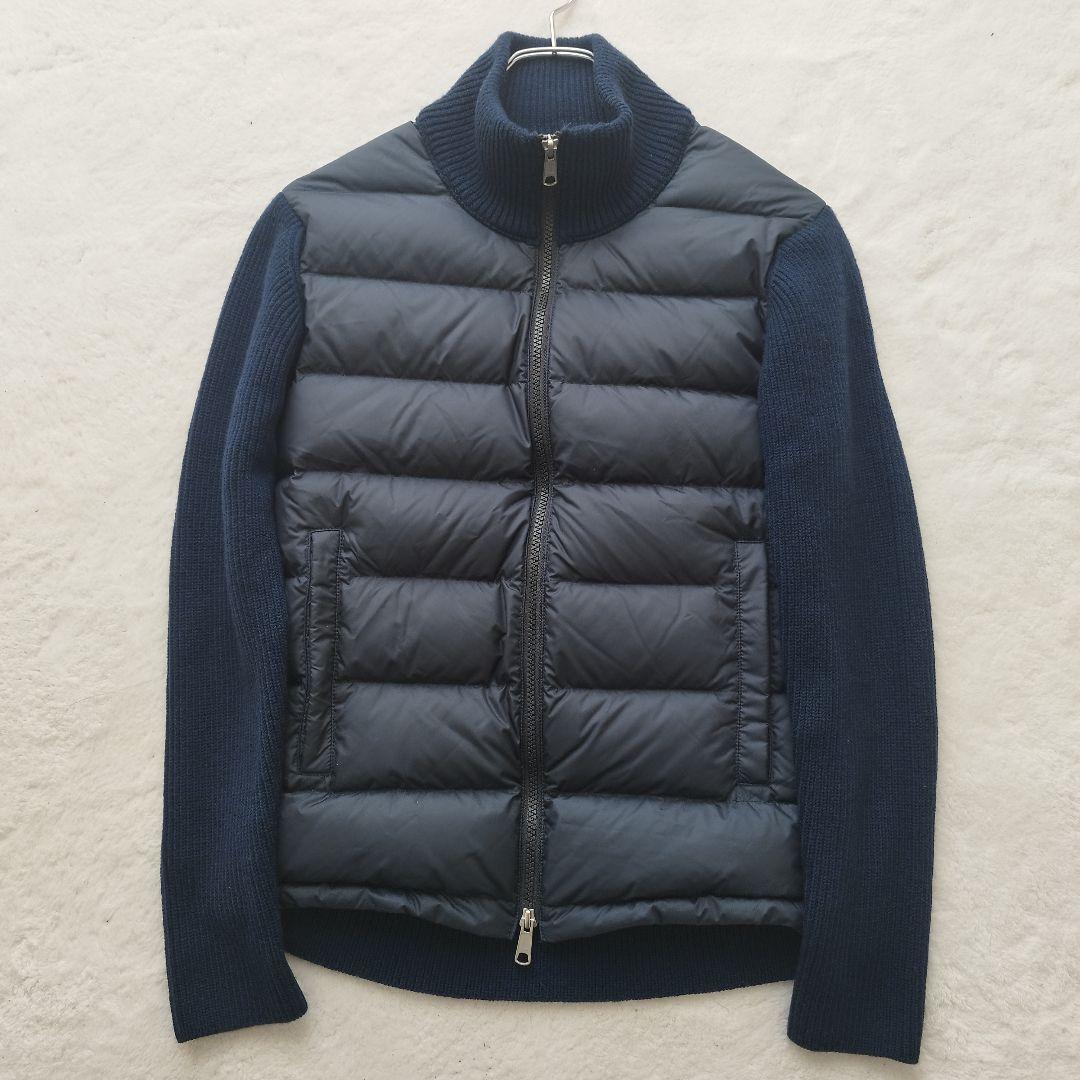 バーニーズニューヨーク　ダウンニットコンビネーションブルゾン