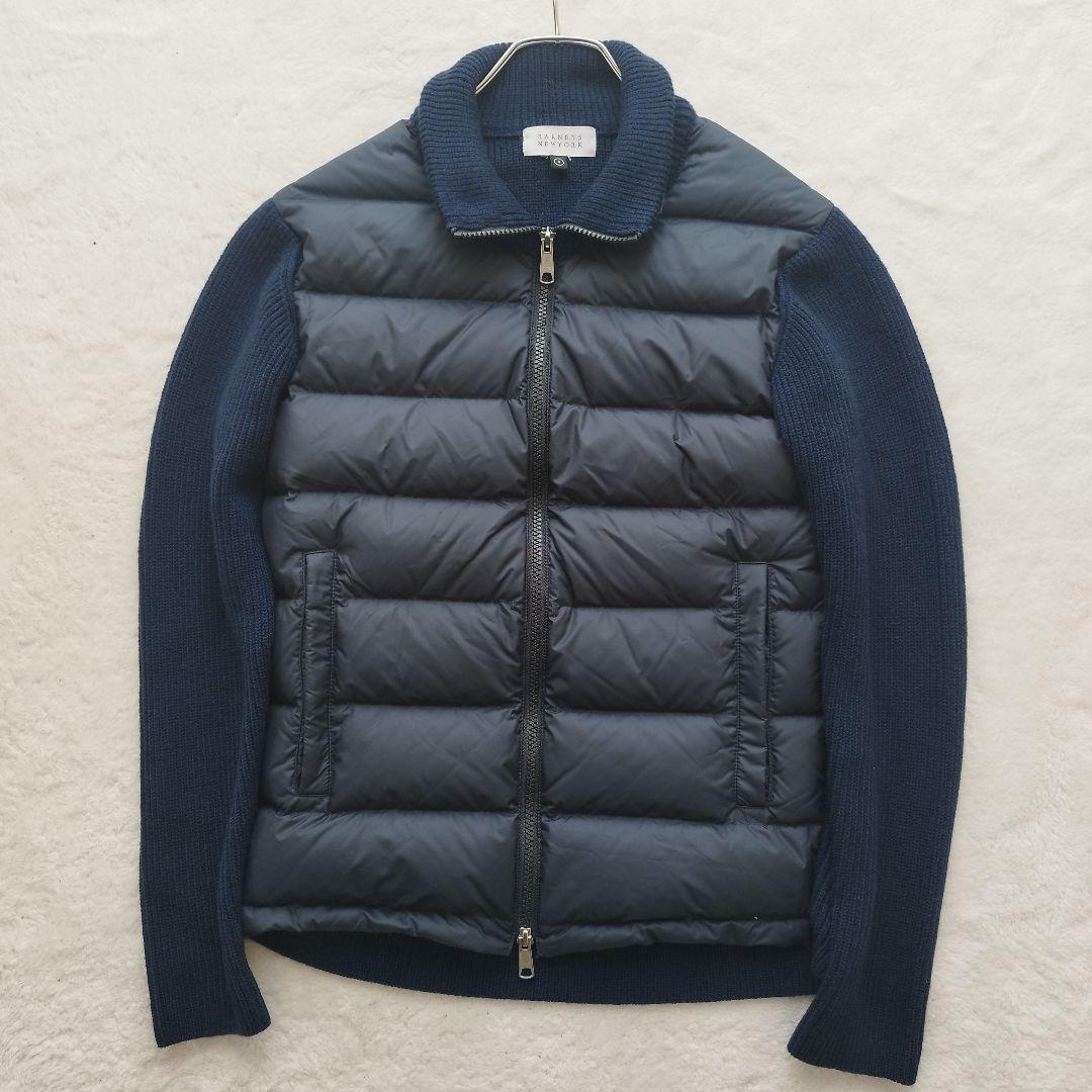バーニーズニューヨーク　ダウンニットコンビネーションブルゾン