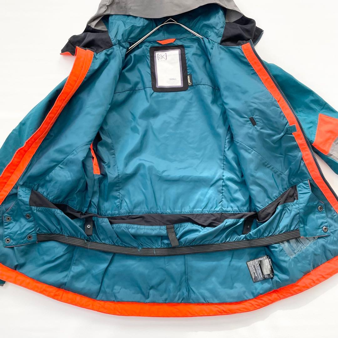 4395 バートン ジャケット AK ゴアテックス 袖切替デザイン 緑 オレンジ